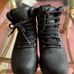 Lake & Trail Waterproof Leather Black Boots